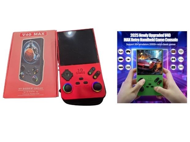 &u+ MINI CONSOLA ARCADE RETRO V40 MAX